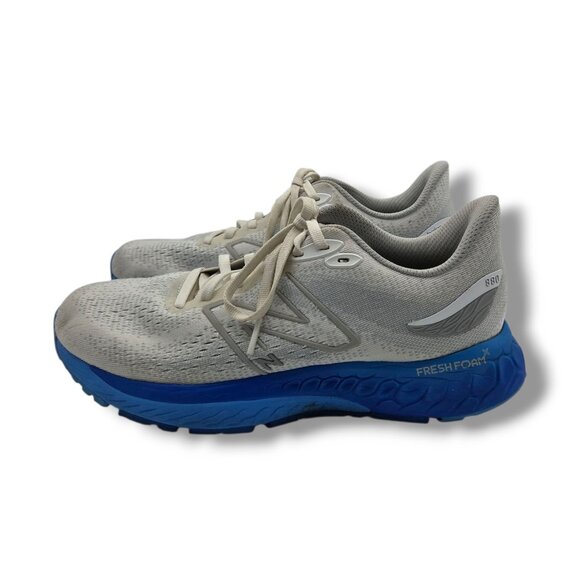 New Balance Fresh Foam 880 V12 Sneakers Womens 9 White Blue W880S12 - Picture 4 of 9